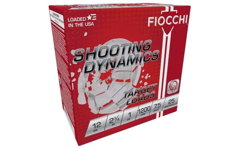 Fiocchi Ammunition Fiocchi shooting dynamics 12ga 1200fps 1oz #7.5