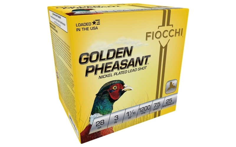 Fiocchi Ammunition 28 gauge 3'' 1-1/16oz #7.5 25/box