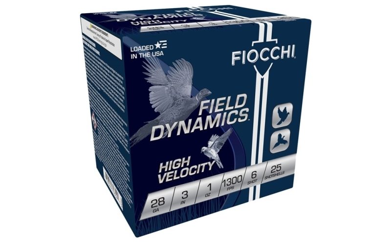 Fiocchi Ammunition 28 gauge 3'' 1oz #6 25/box