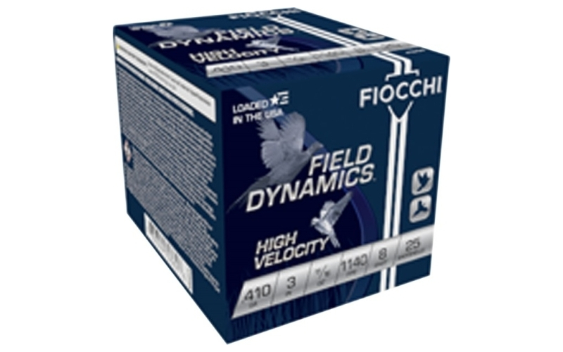 Fiocchi Ammunition 410 gauge 3'' 11/16oz #8 25/box