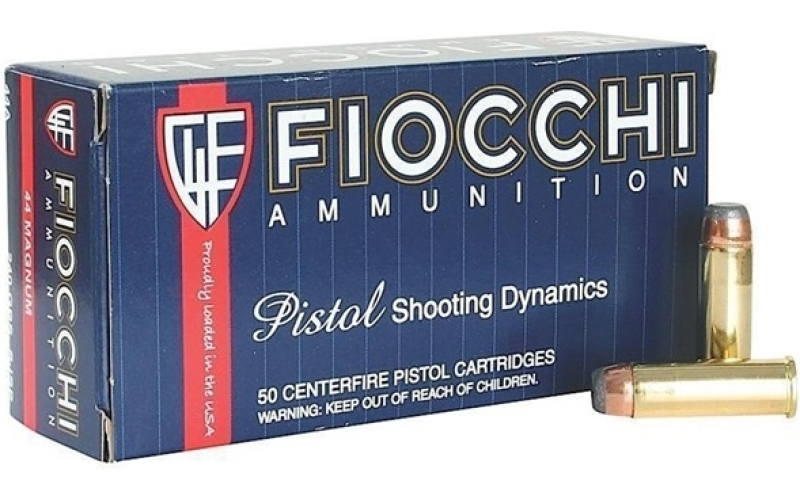 Fiocchi Ammunition Fiocchi sd ammo 44 rem mag 240gr jsp 50/bx
