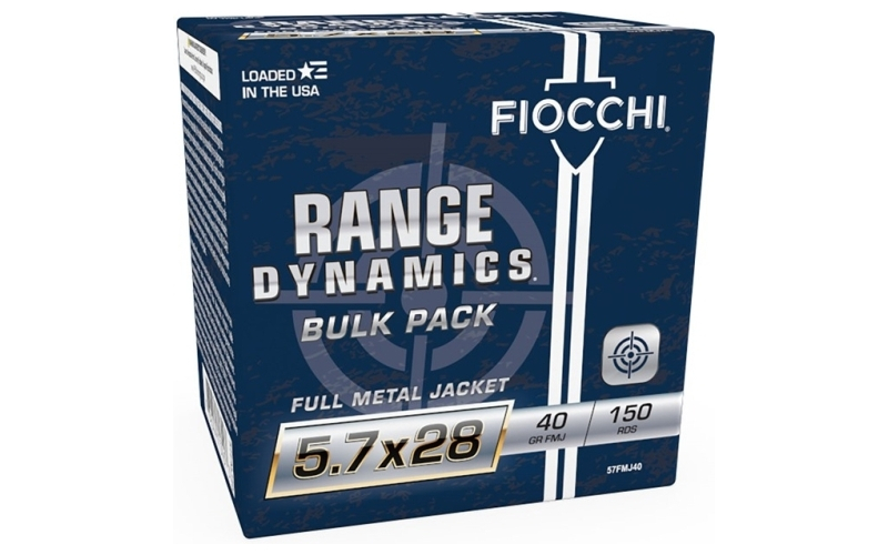 Fiocchi Ammunition 5.7x28mm 40gr full metal jacket 150/box