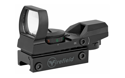 Firefield Multi Red & Green Reflex Sight, Black, Red/Green- 4 Reticle Options FF13004