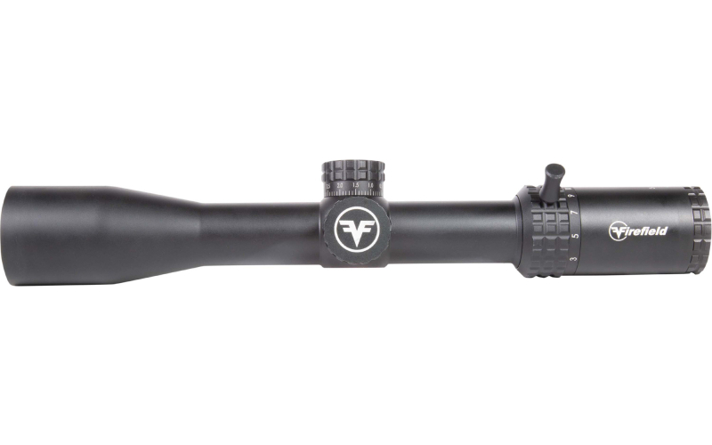Firefield RapidStrike Rifle Scope, 3-12X Magnification, 40MM Objective, 30MM Main Tube, Plex Reticle, Matte Finish, Black FF13072