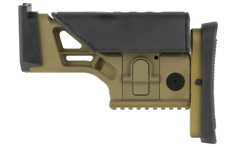 FN America SSR Rear Stock, Adjustable Length of Pull and Cheek Height, Fits FN SCAR 16S/17S, Flat Dark Earth 20-100567