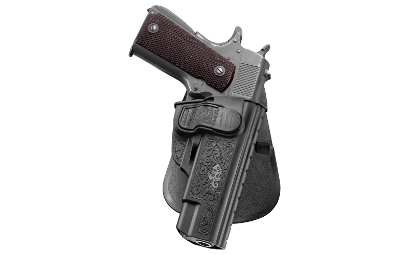 Fobus CH Series, Paddle Holster, Fits All 1911 Style Pistols Without Rail, Right Hand 1911CH