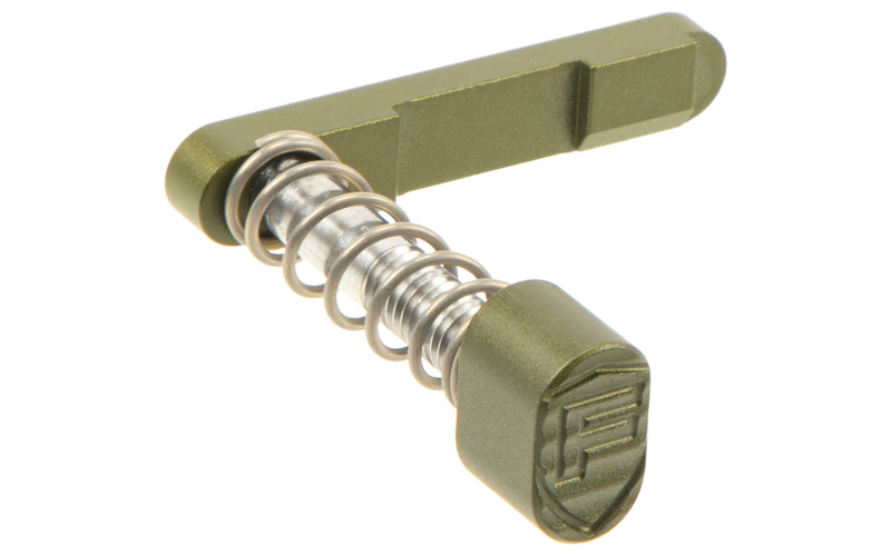 Fortis Manufacturing, Inc. Billet Magazine Catch and Release, Nitride Finish, Olive Drab Green, Fits AR-15 AR15-BMCR-ODG