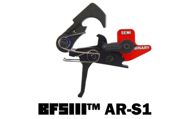 Bfsiii ars1 binary firing system for ar platform firearms straight trigger