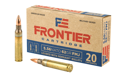Frontier Cartridge Lake City, 556 NATO, 62 Grain, Full Metal Jacket, 20 Round Box FR260