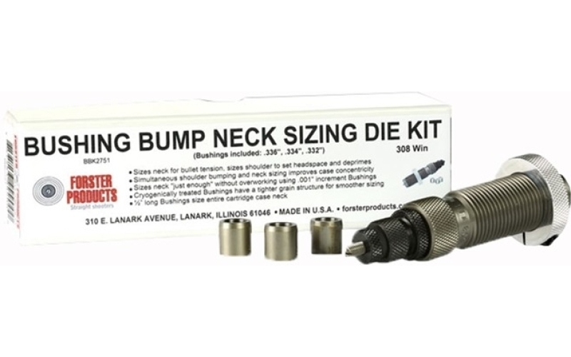 Forster 6.5 creedmoor bushing bump neck die