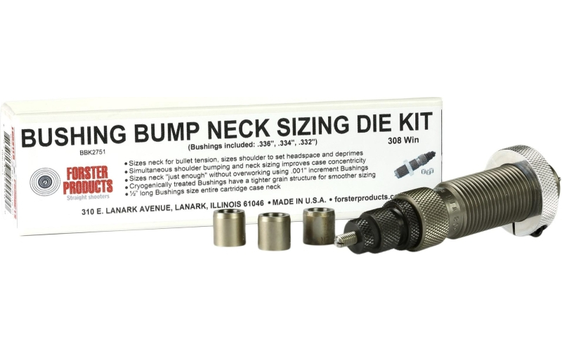 Bushing bump kit 6x47 lapua