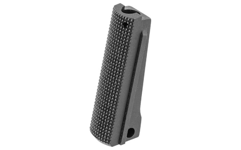 Fusion Firearms 1911 govt black checkered steel mainspring housing