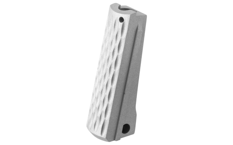 Fusion Firearms 1911 gov mainspring housing chainlink gray matte stainless