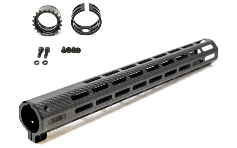 Faxon Firearms Streamline carbon fiber 17'' m-lok handguard black