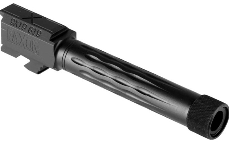Faxon Firearms G19 gen 1-4 compact flame threaded barrel saami 9mm black