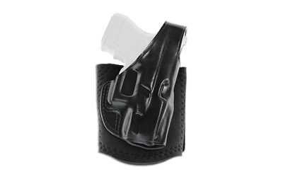 Galco Gunleather Ankle Glove Ankle Holster, Fits Glock 42 and Sig P365, Right Hand, Black AG600B
