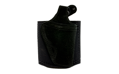 Galco Gunleather Ankle Lite Ankle Holster, Fits S&W J Frame with 2" Barrel, Right Hand, Black Leather AL160B