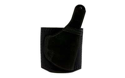 Galco Gunleather Ankle Lite Ankle Holster, Fits Glock 26/27/33, Right Hand, Black Leather AL286B