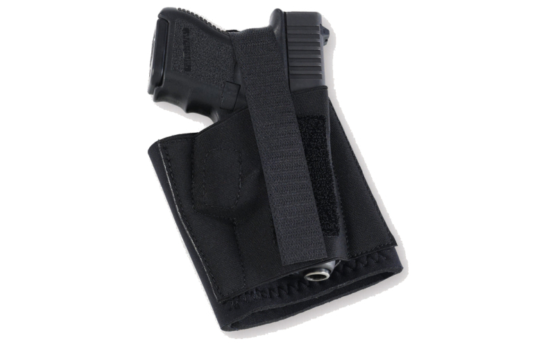 Galco Cop Ankle Band Ankle Holster, Fits Semi Auto Pistols and Double Action Revolvers, Right Hand, Black CAB2L
