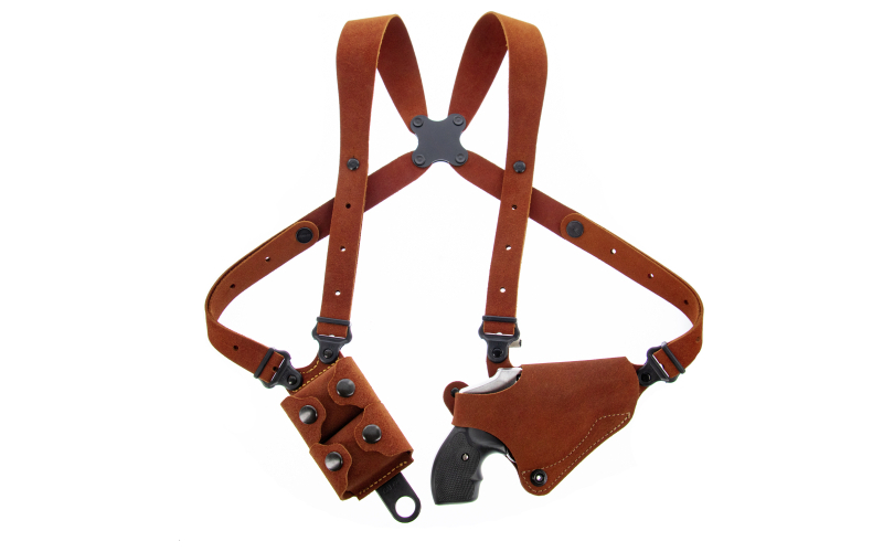 Galco Classic Lite 2.0, Shoulder Holster, Fits S&W J-Frame, Charter Arms Undercover 2", Right Hand, Natural Leather CL2-160