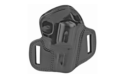 Galco Combat Master Belt Holster, Fits S&W K Frame  19 2 1/2", S&W K Frame 10 2", K Frame 66 2 1/2", Ruger Security Six 2 3/4", Service Six 2 3/4", Speed Six 2 3/4", Taurus 415 2 1/2" & 66 2 1/2", Right Hand, Black Leather CM112B