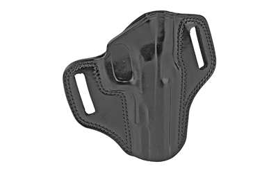 Galco Combat Master Belt Holster, Fits CZ 75B 9mm, Right Hand, Black Leather CM222B