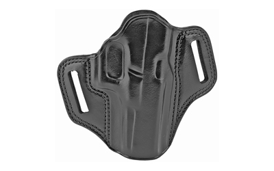Galco Combat Master Belt Holster, Fits for GLOCK 20, 21, 37, Right Hand, Black Leather CM228B
