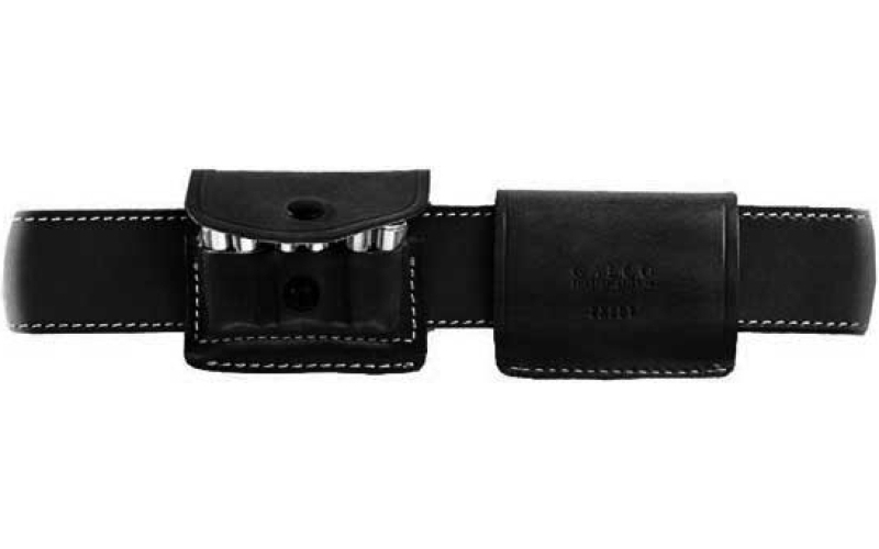 Galco 2x2x2 ammo carrier .44 magnum revolver-black