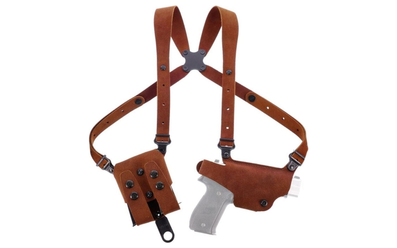Galco classic lite 2.0 shoulder system holster for springfield xd-s with 3.3" barrel natural rh