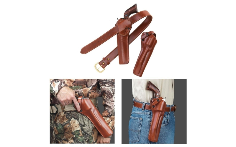 Galco sao strongside/crossdraw belt holster for ruger vaquero 7.5" tan rh