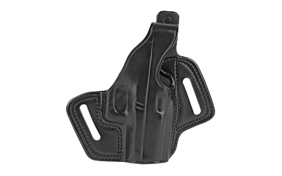 Galco Fletch High Ride Belt Holster, For GLOCK 43, 43X, Right Hand, Black Leather FL800RB