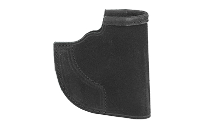 Galco Gunleather Pocket Protector Holster, Fits J Frame, Ambidextrous, Leather Material, Black Finish PRO158B
