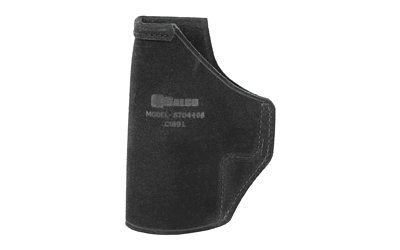 Galco Stow-N-Go Inside The Pant Holster, Fits Springfield XD with 4" Barrel, FN 509, SAR9, and HK VP9, Leather Construction, Matte Finish, Black, Right Hand STO440B