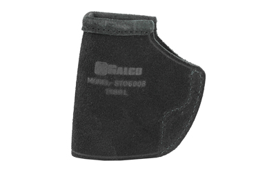 Galco Stow-N-Go Inside The Pant Holster, Fits Glock 42 and Sig P365, Right Hand, Black Leather STO600B