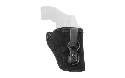 Galco Tuck-N-Go Inside the Pant Holster, Fits S&W M&P Compact, Ambidextrous, Black Leather TUC474B