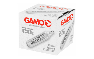 Gamo CO2 Cartridge, 25 Pack 62124702554