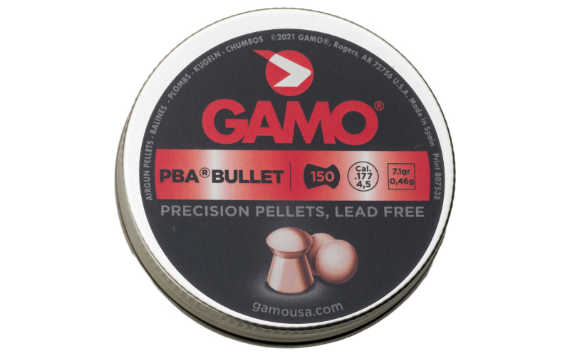 Gamo USA PBA Bullet, .177 Pellet, Domed Tip, Blister Pack, 150 Count 632272054