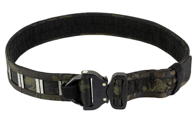 GBRS Group Assaulter Belt System, 20 Molle Sections, 1.75" Cobra Buckle with D-Ring, Medium, 1.5" Nylon Scuba Webbing Construction, Multicam Black GEAR-ABSV3-MCB-M