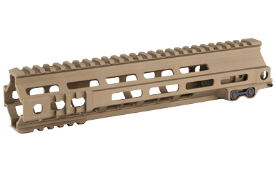 Geissele Automatics MK4, Super Modular Rail, Handguard, 10.5", M-LOK, Barrel Nut Wrench Sold Separately (GEI-02-243), Gas Block Not Included, Desert Dirt Color, Product Finishes, Shade Variations and Other Imperfections Are Normal Due to the Manufacturing Process 05-1656S