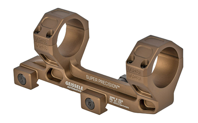 Geissele Automatics Super Precision, Mount, 30mm, Fits Vortex 1-6X Scope, Desert Dirt Color, Anodized Finish, Product Finishes, Shade Variations and Other Imperfections Are Normal Due to the Manufacturing Process 05-329S
