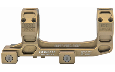 Geissele Automatics Super Precision, Mount, 30mm, Desert Dirt Color, Anodized Finish, Product Finishes, Shade Variations and Other Imperfections Are Normal Due to the Manufacturing Process 05-404S