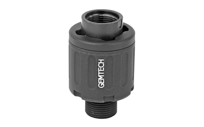 Gemtech  22 QDA Assembly, Quick Attach/Detach Adapter, 22LR, Black Finish, Includes One Thread Mount, One Adapter, and an Installation Wrench 12201