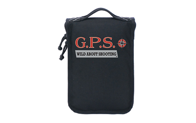 GPS Pistol Case, Black, Soft, Fits Tactical Backpack GPS-T1175PCB