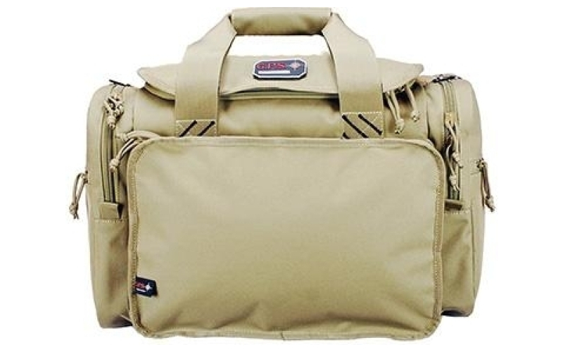 G-outdoors large range bag with lift ports & 4 ammo dump cups-tan