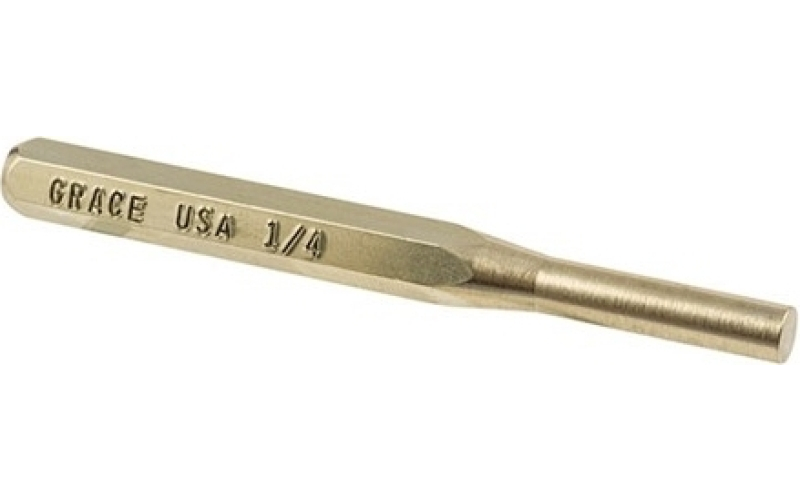 Grace Usa 1/4'' (6.4mm) brass pin punch