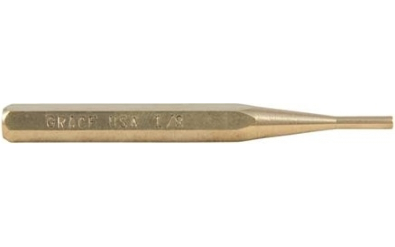 Grace Usa 1/8'' (3.2mm) brass pin punch