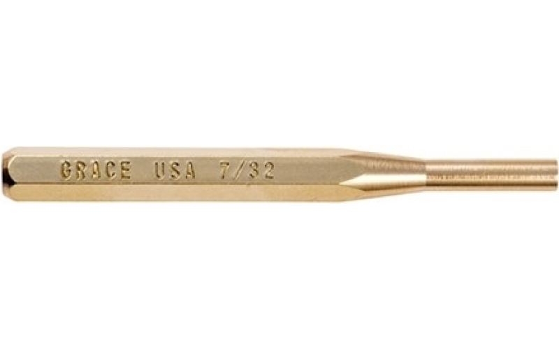 Grace Usa 7/32'' (5.3mm) brass pin punch