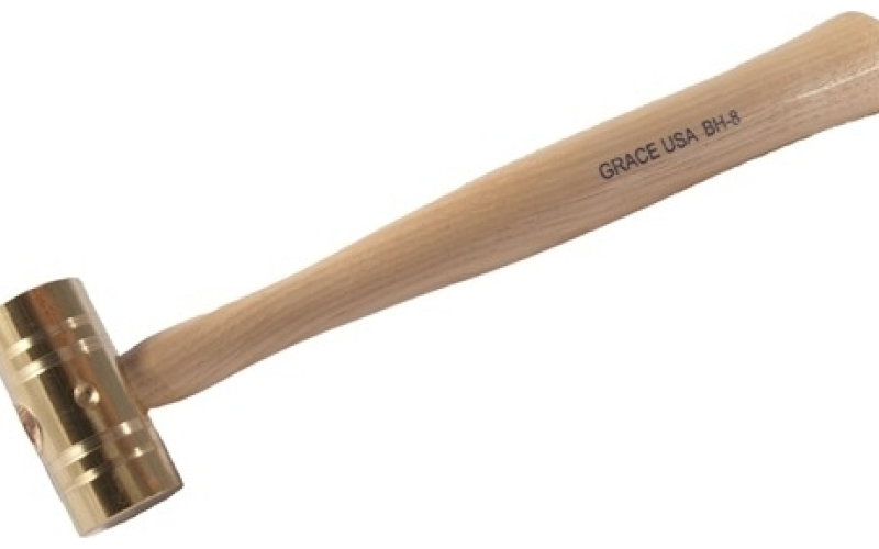 Grace Usa 8 oz. standard brass hammer