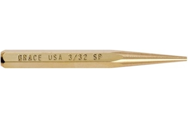 Grace Usa 3/32'' (2.4mm) starter brass punch