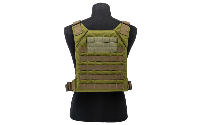 Grey Ghost Gear Minimalist Plate Carrier, Body Armor Carrier, Designed to Carry 10" X 12" Hard Plates or Large ESAPI Plates, Constructed from Mil-Spec Materials to Stand Up to Hard Use, the Inside Faces of the Carrier are Lined with Air Mesh for Comfort and Breathability, Olive Drab Green 0007-1